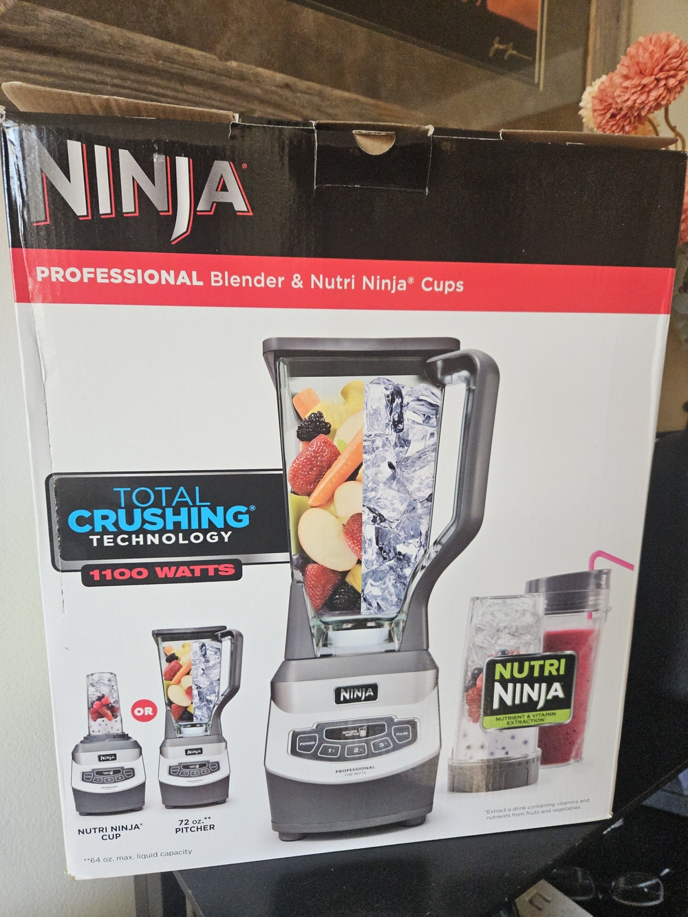Ninja Professional Blender - Silver and Black